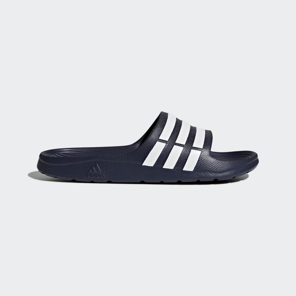 Adidas Men's Duramo Slides Dark Blue/White Ireland G15892